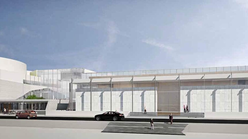 Artist impression of the new ACT Supreme Court building in Civic.