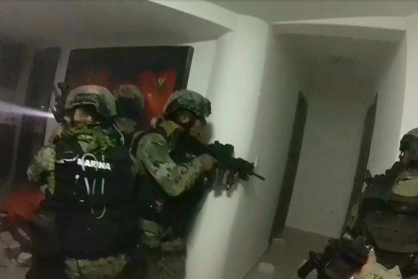 Mexican Navy raid on El Chapo hideout