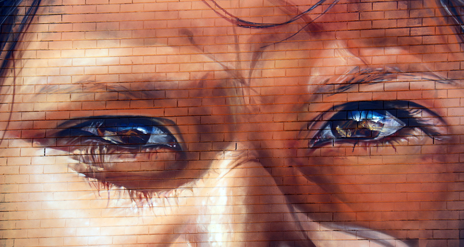 Adnate's mural in Benalla, named eighth best in the world by Widewalls.