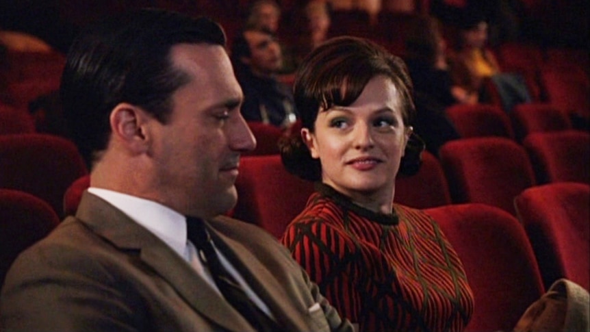 Peggy and Don in Mad Men