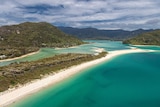The pristine beach Awaroa Bay, on the tip of New Zealand's south island, is up for sale.
