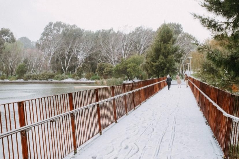 Snow in Belconnen ACT