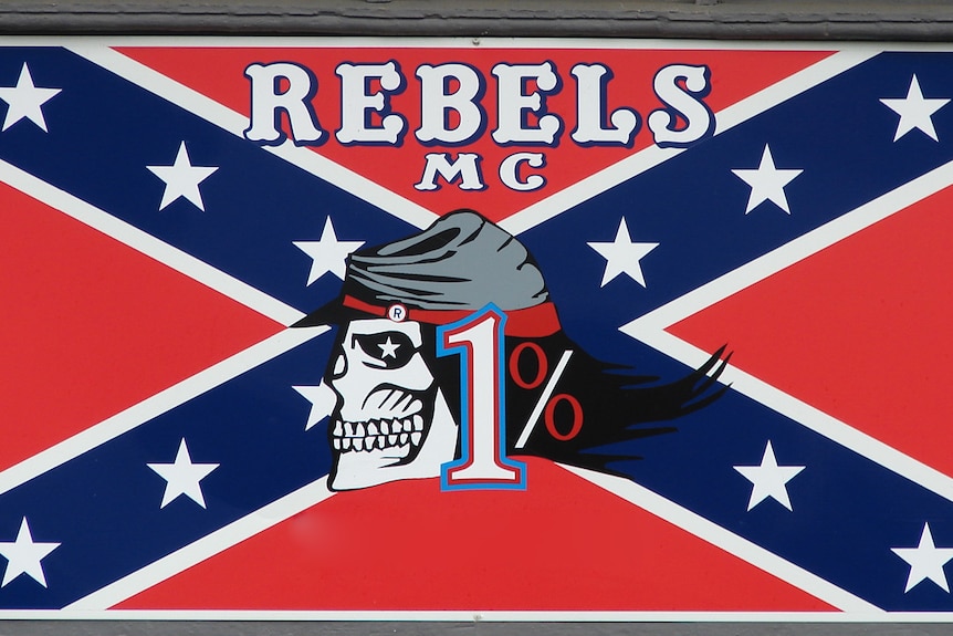 Logo of the Rebels Motorcycle Club