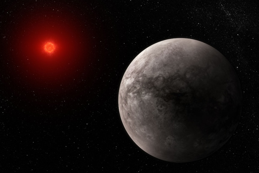 Artist's illustration of TRAPPIST-1 b