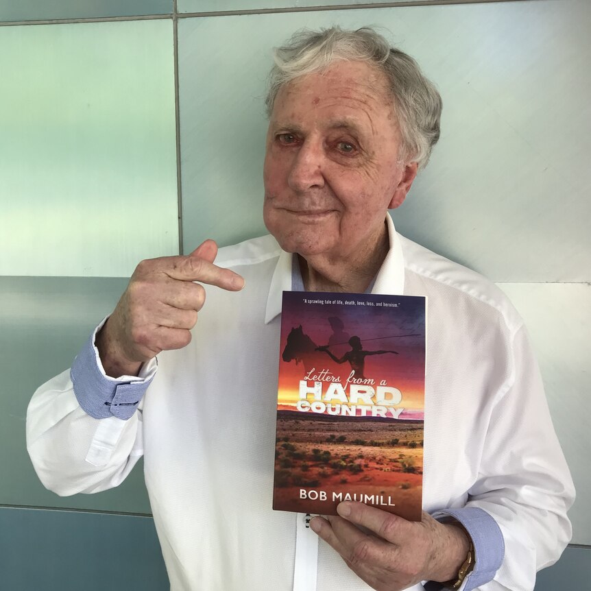Bob Maumill with his new book