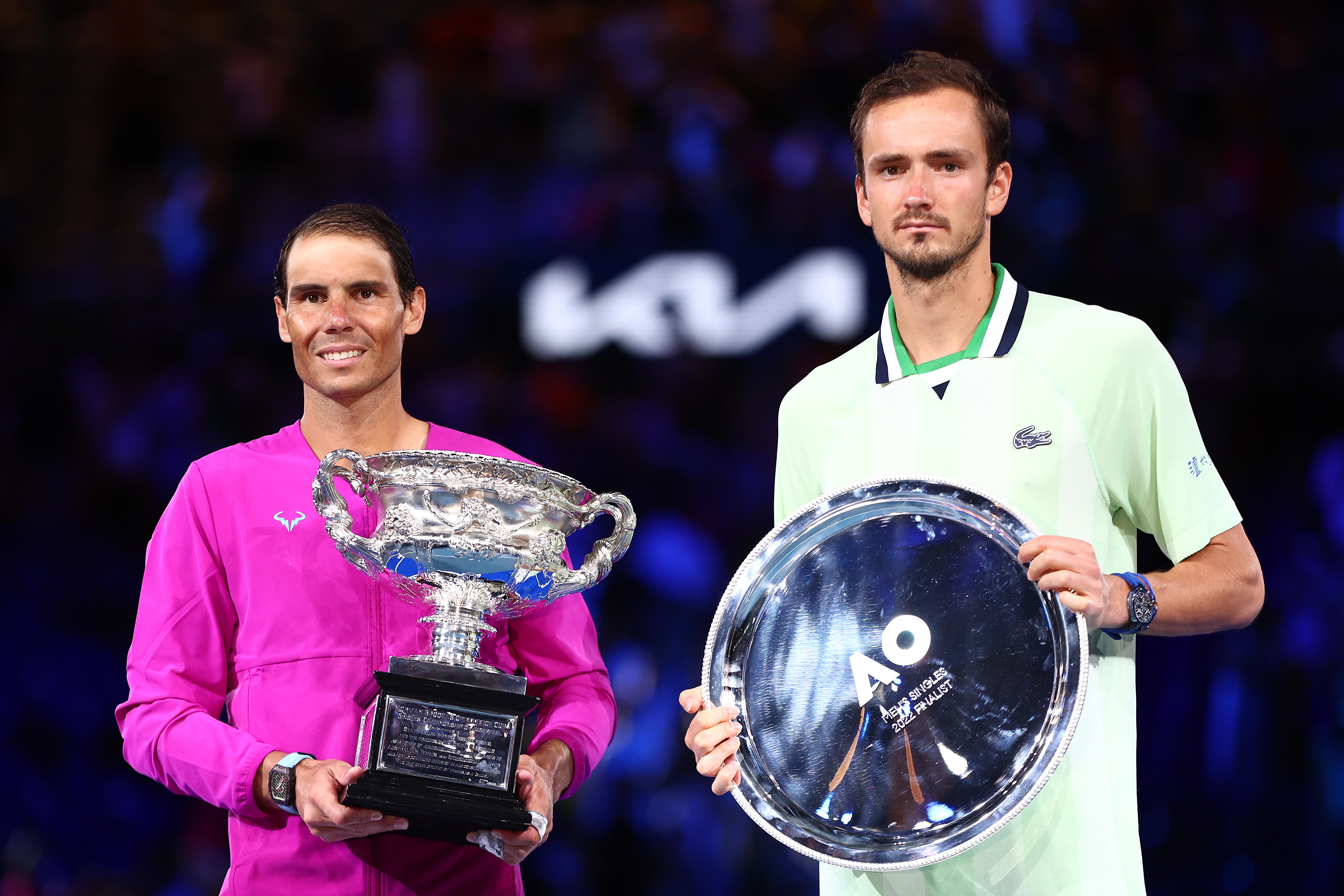 Rafael Nadal Celebrates Historic Australian Open Win Over Daniil ...