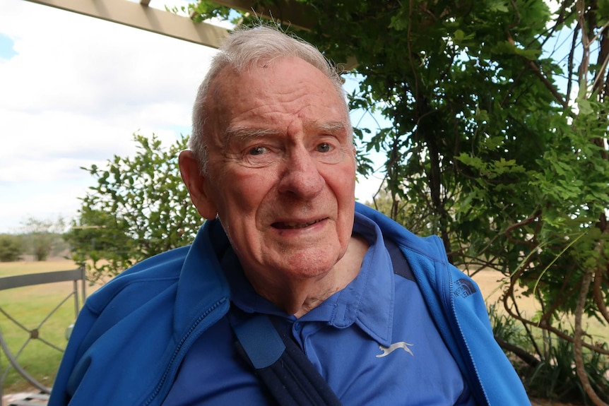 Bill Hayden at his home in Queensland in 2018.