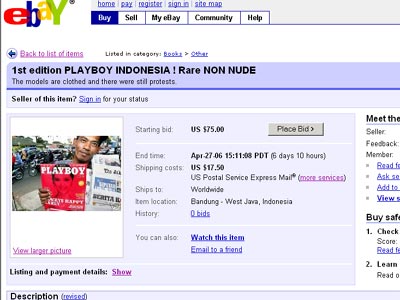Indonesian Playboy on eBay as publishers mull future - ABC News
