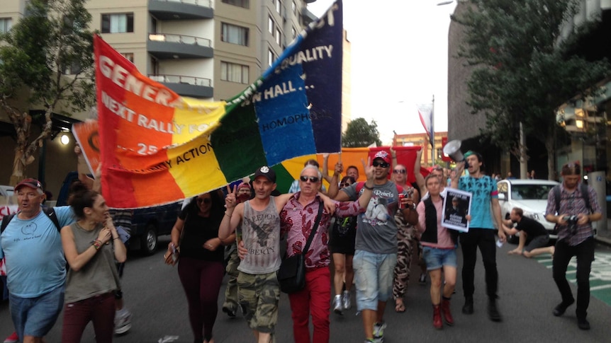 Protesters rally in Sydney after claims of police brutality