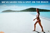 Lara Bingle in the "Where the bloody hell are you" ad