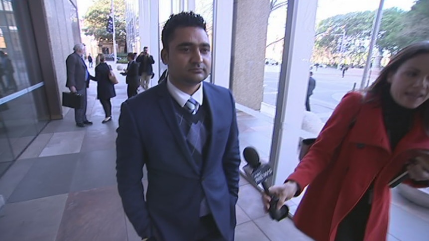 Amarjit Singh walks into the Federal Court.