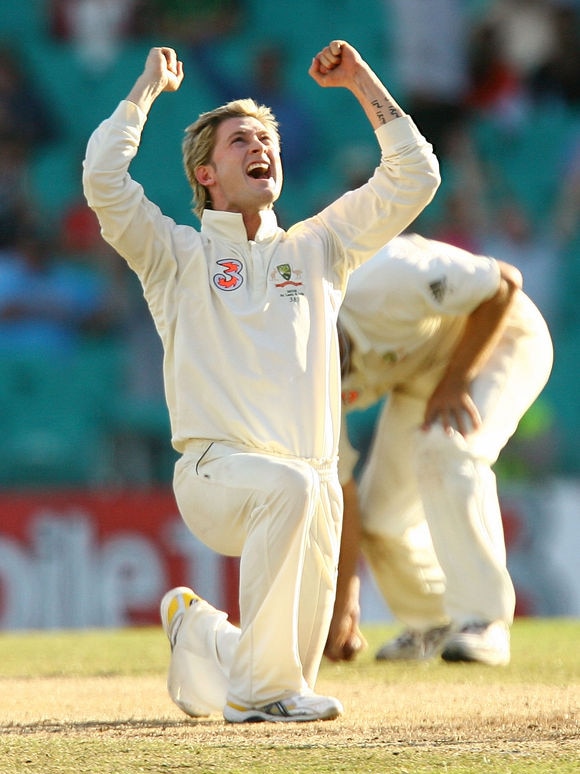 Michael Clarke rejoices