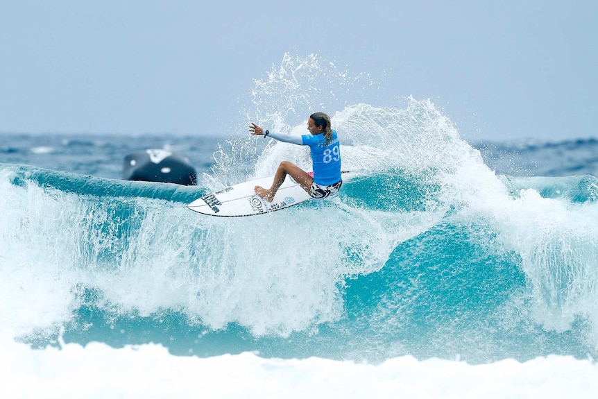 Sally Fitzgibbons at Snapper Rocks