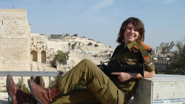 Gill Rosenberg in her IDF uniform