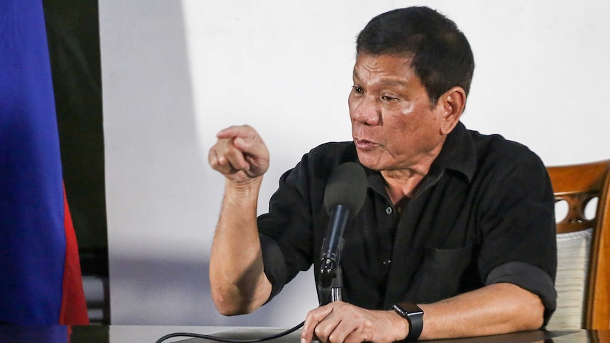 Philippines' president-elect Rodrigo Duterte