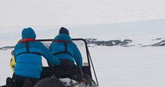 CUSTOM 340X180 Two researchers drive across Antarctica