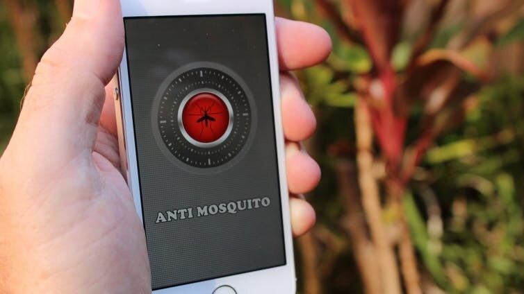 Anti-mosquito smartphone app