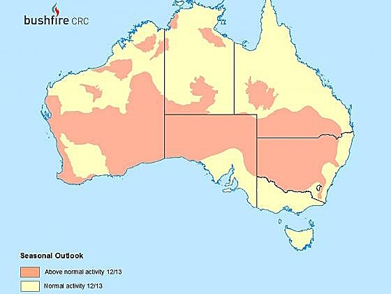 Shaded areas show the high risk zones