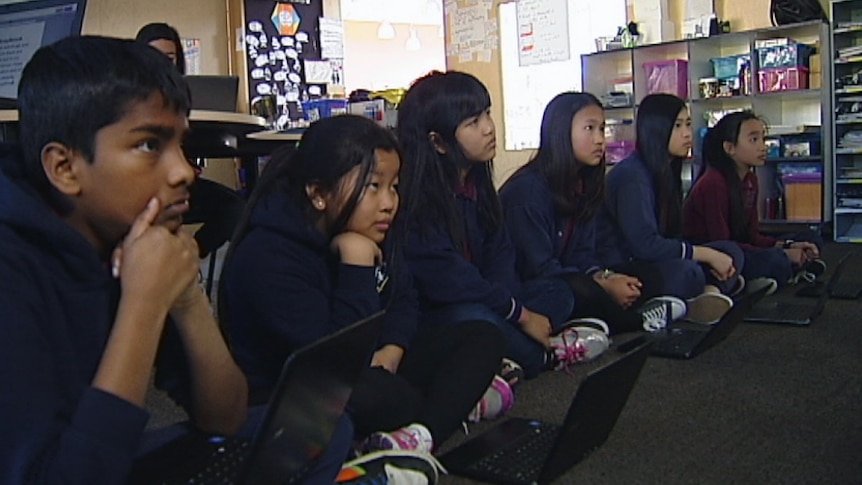 Students at Dinjerra Primary School