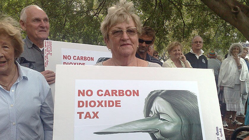 Anti-carbon tax rally.
