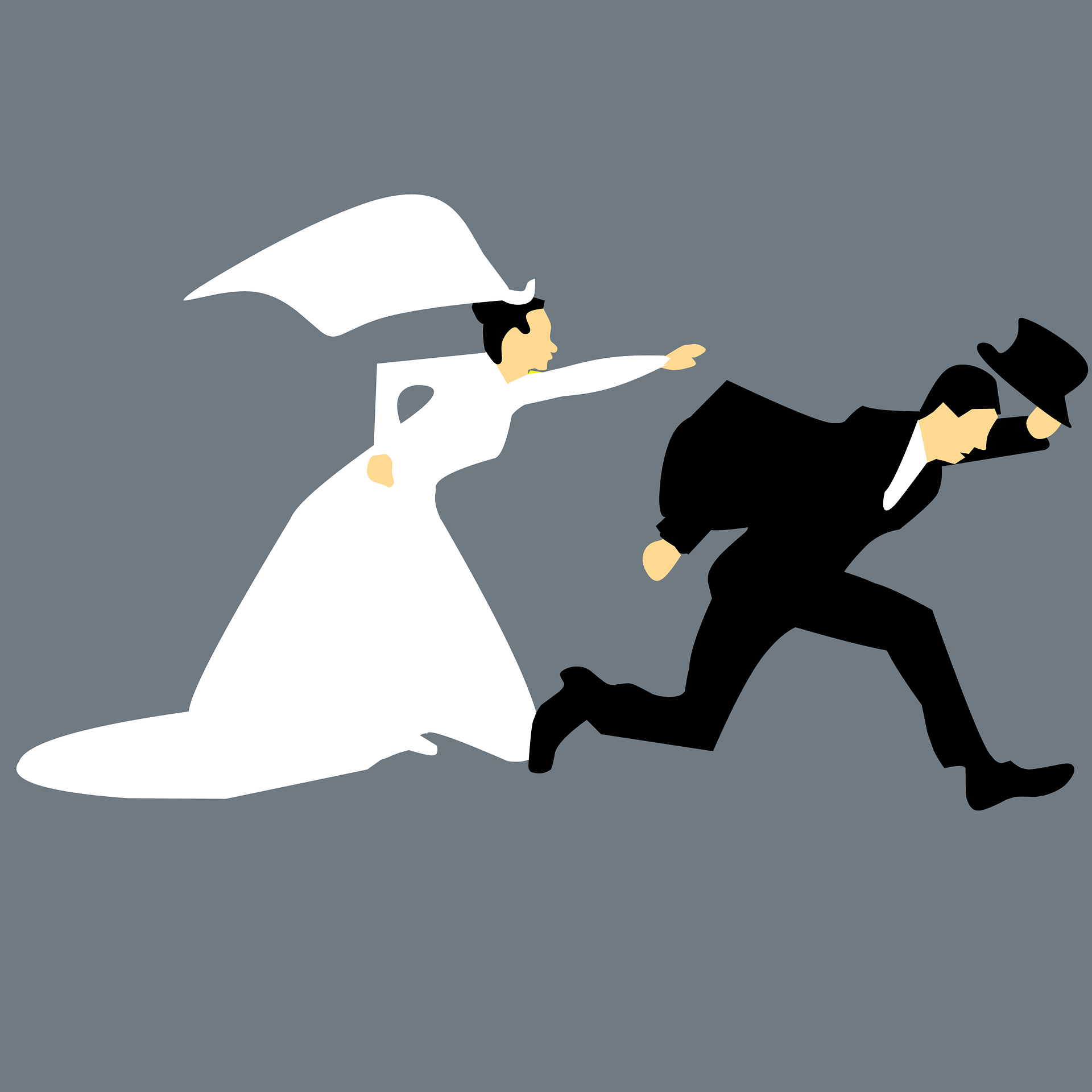 Ending the relationship just before you say "I Do"