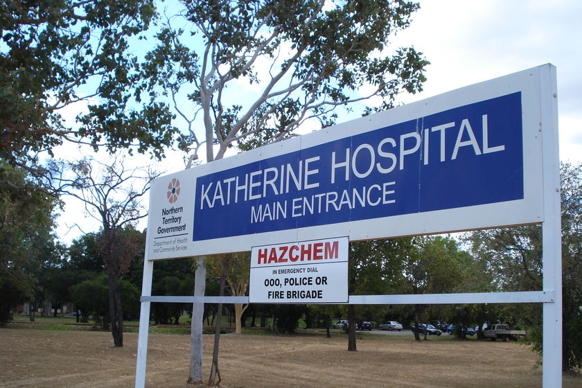 Sign outside Katherine hospital.