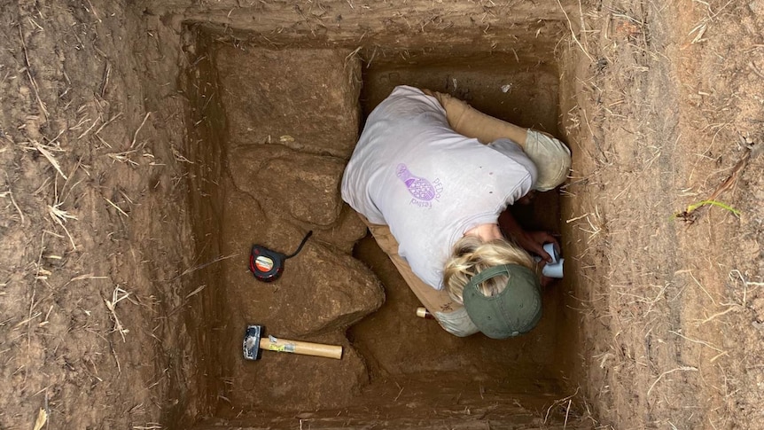 An archaeologist underground in Augusta