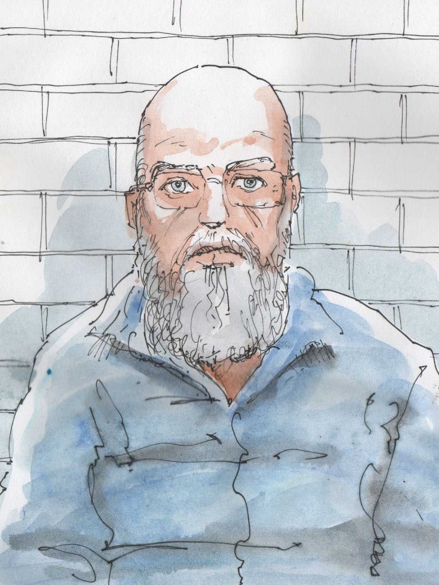A sketch image of a Colin Humphrys
