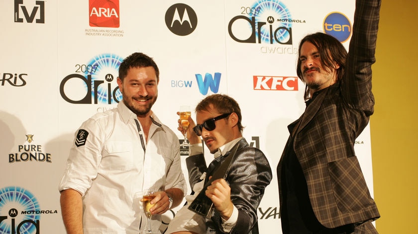 Silverchair with Aria Award