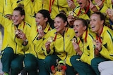 Diamonds celebrate with Glasgow gold medals