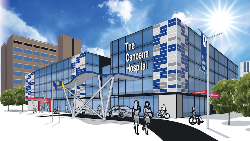 An artist's impression of the proposed $400 million hospital building
