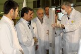 Mahmoud Ahmadinejad inspects nuclear facility