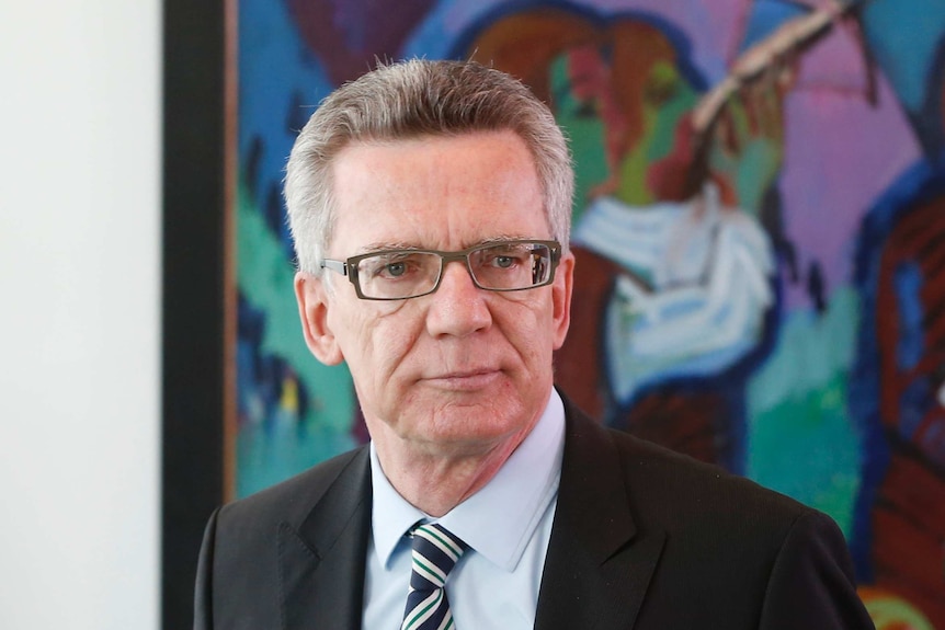 German interior minister Thomas de Maiziere