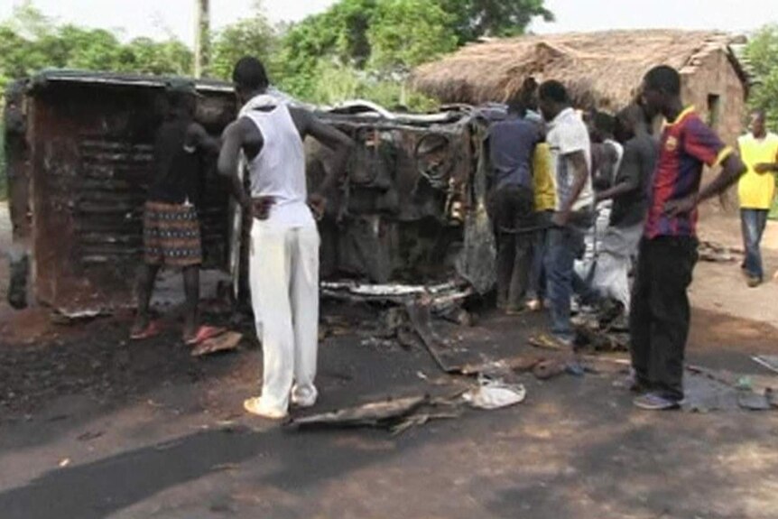People survey aftermath of fierce fighting with Seleka Rebels