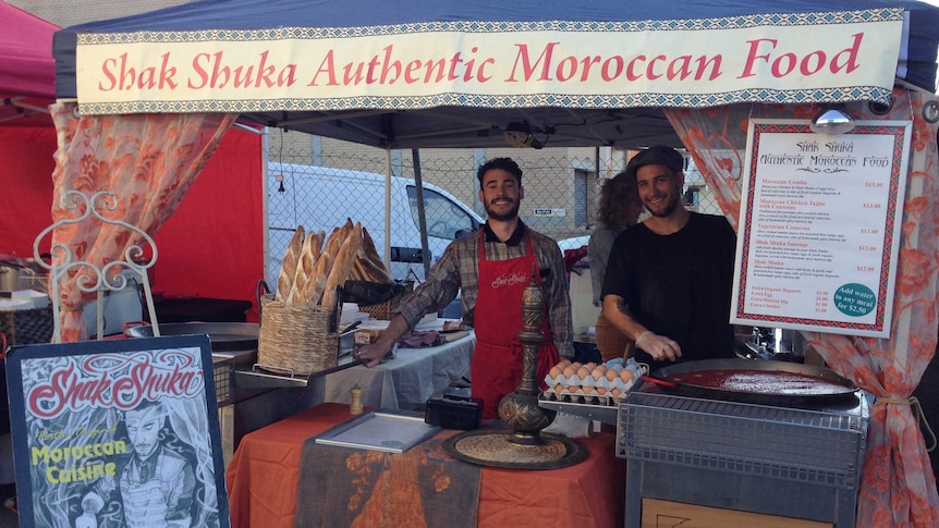 The Moroccan food stall at the Vic Park hawkers market