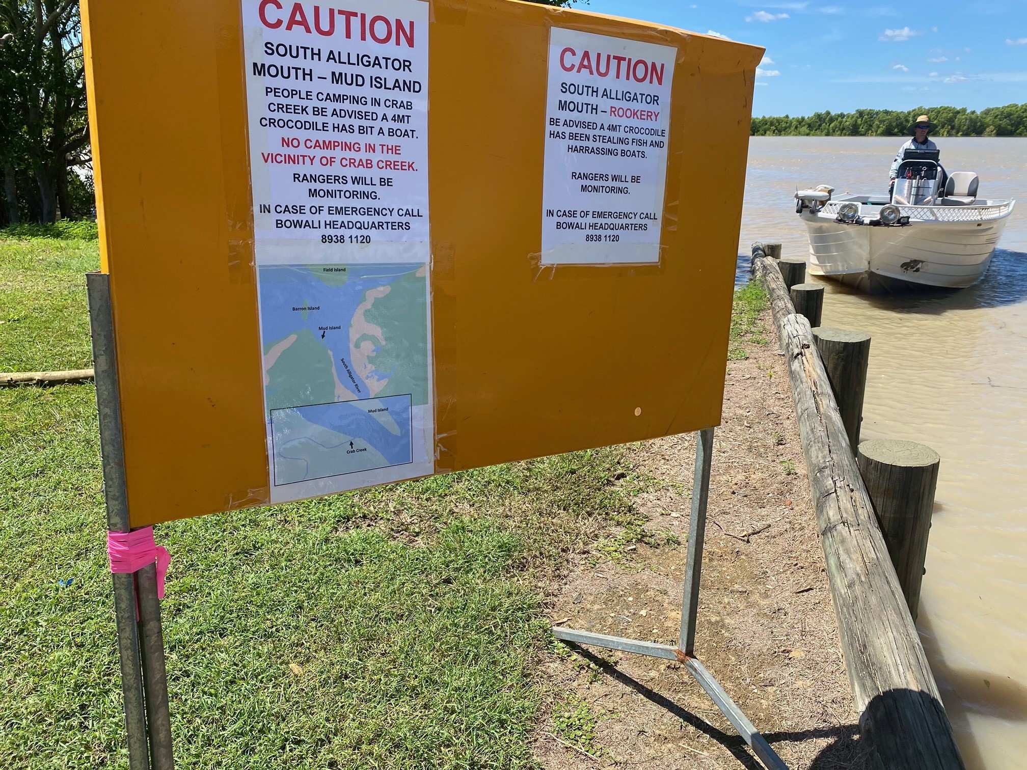 Massive crocodile leaps into fishos boat in Kakadu