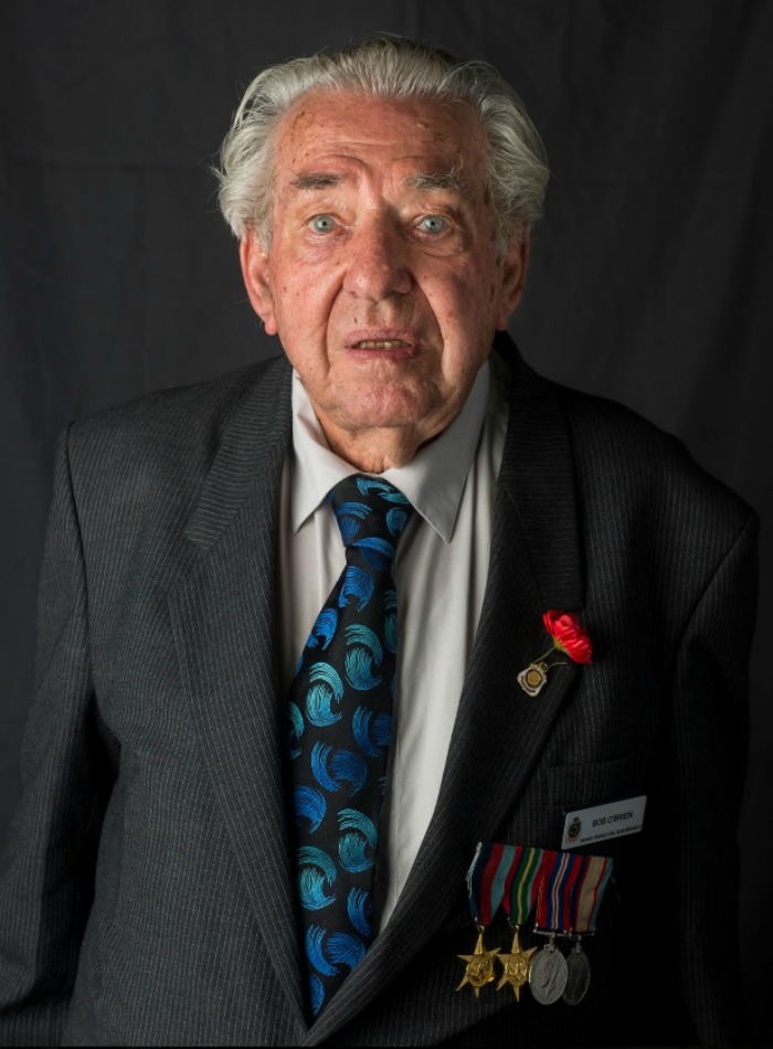 Veteran Robert O'Brien served during WWII.