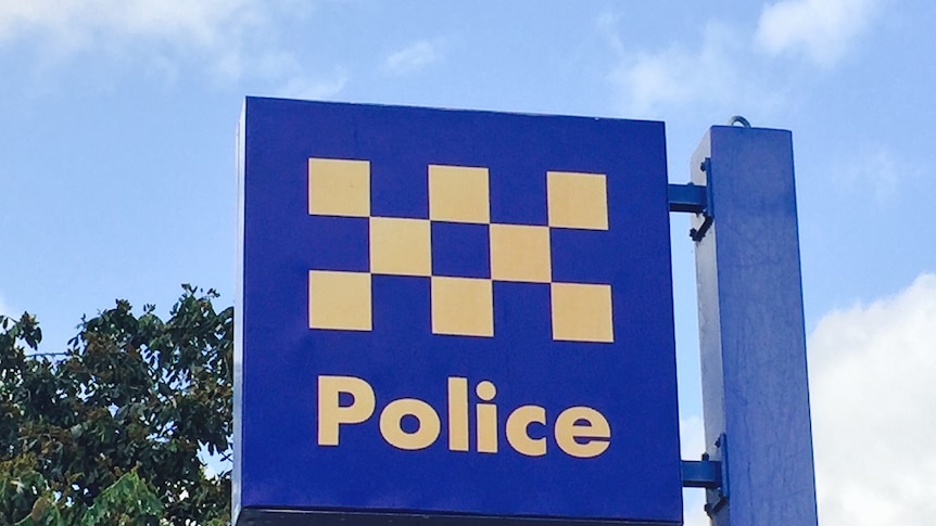 Police sign