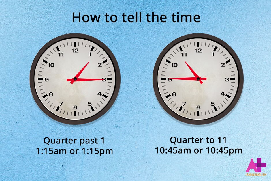 Learn English How to tell the time ABC Education