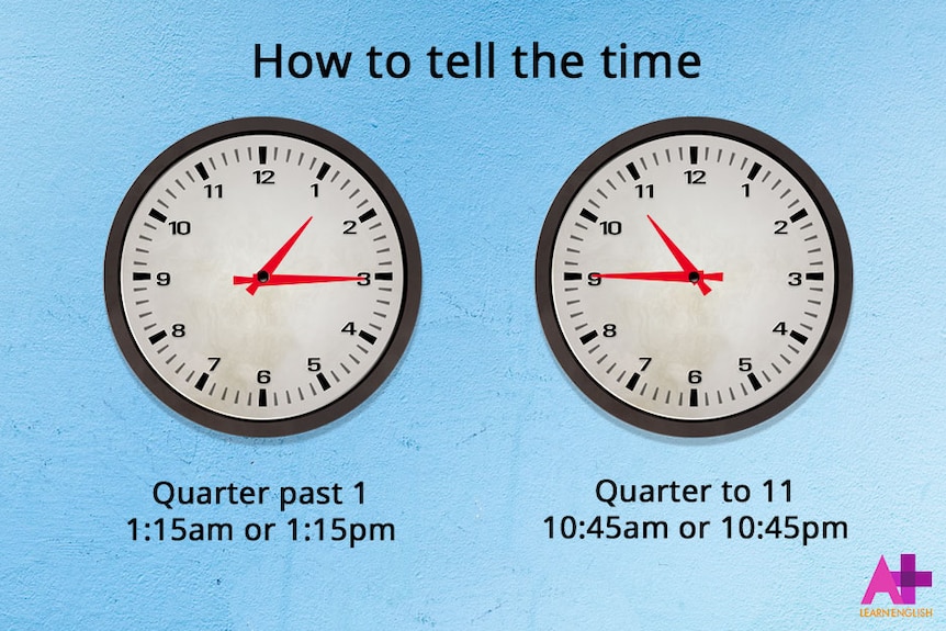 How to tell the time