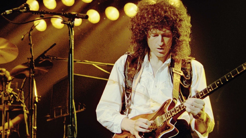 Queen lead guitarist Brian May.