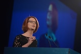 Gillard speaks at AWU conference