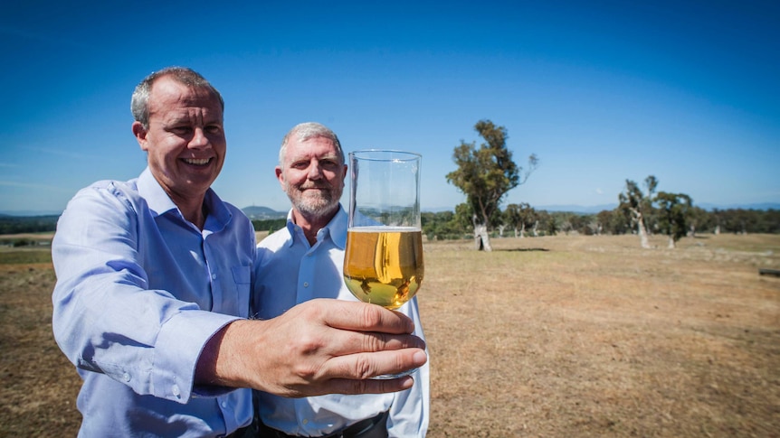 CSIRO scientists Crispin Howitt and Phil Larkin