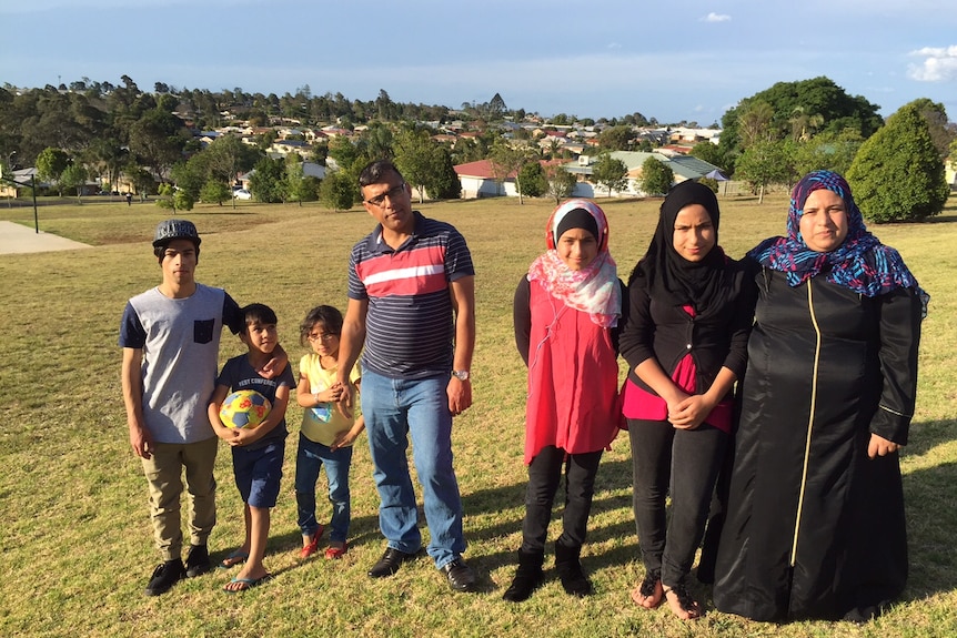 Ahmed Mohammed Jaber Al-Rashid and his family