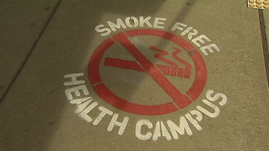 "Smoke free health campus"