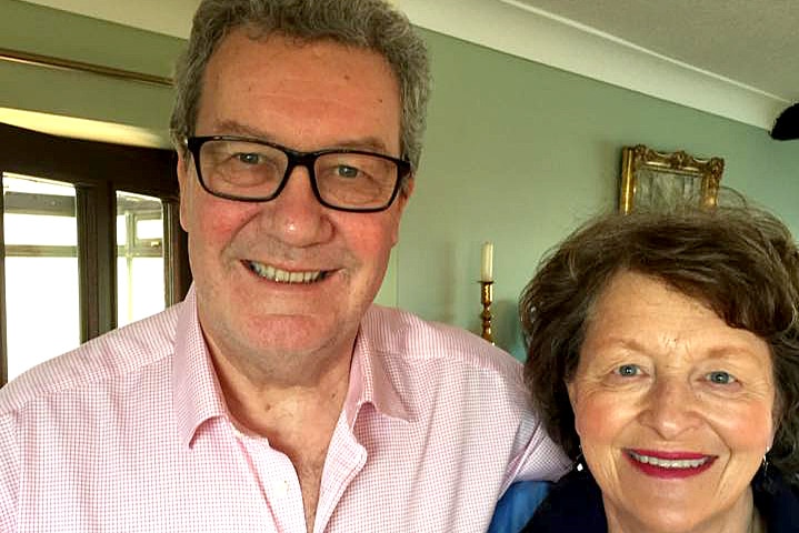 Alexander Downer and wife Nicky.