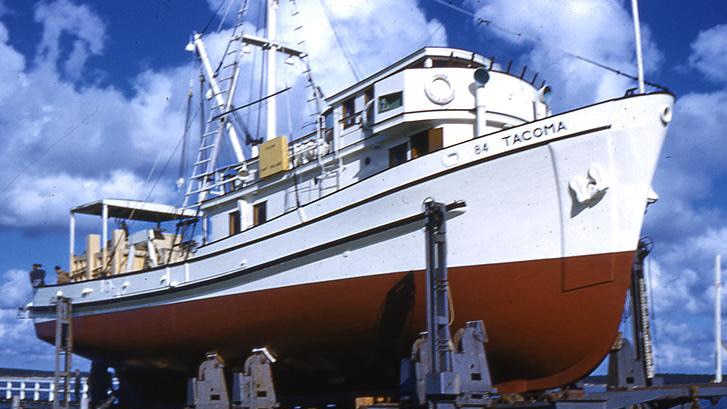 Port Lincoln's first tuna fishing boat, the Tacoma