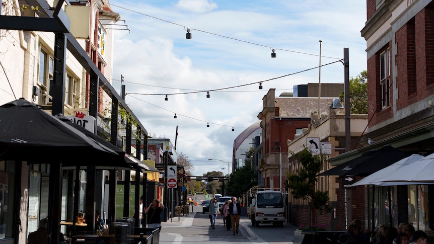 A city street in Geelong