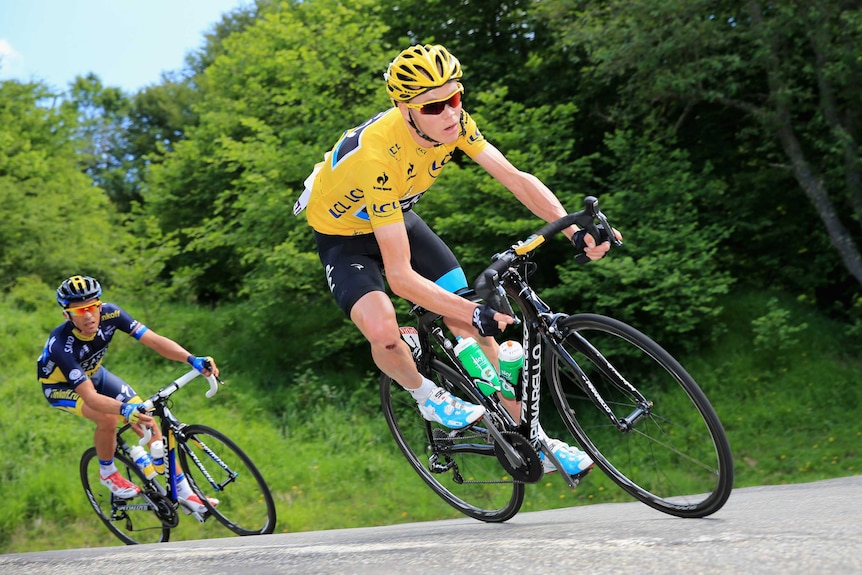 Race leader Chris Froome