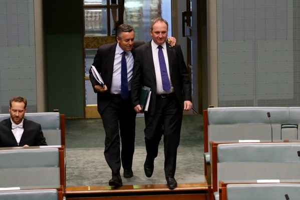 Darren Chester and Barnaby Joyce